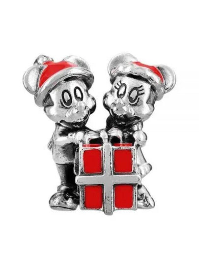 Disney Mickey And Minnie Mouse Present Charm Silver Red - PANDORA - BALAAN 2