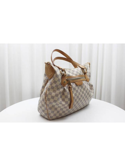 Damier Azur Evora MM Tote Shoulder Bag N41133 - LOUIS VUITTON - BALAAN 2