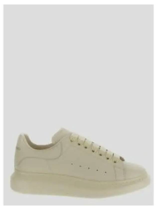 Men's Oversized Leather Low Top Sneakers White - ALEXANDER MCQUEEN - BALAAN 2