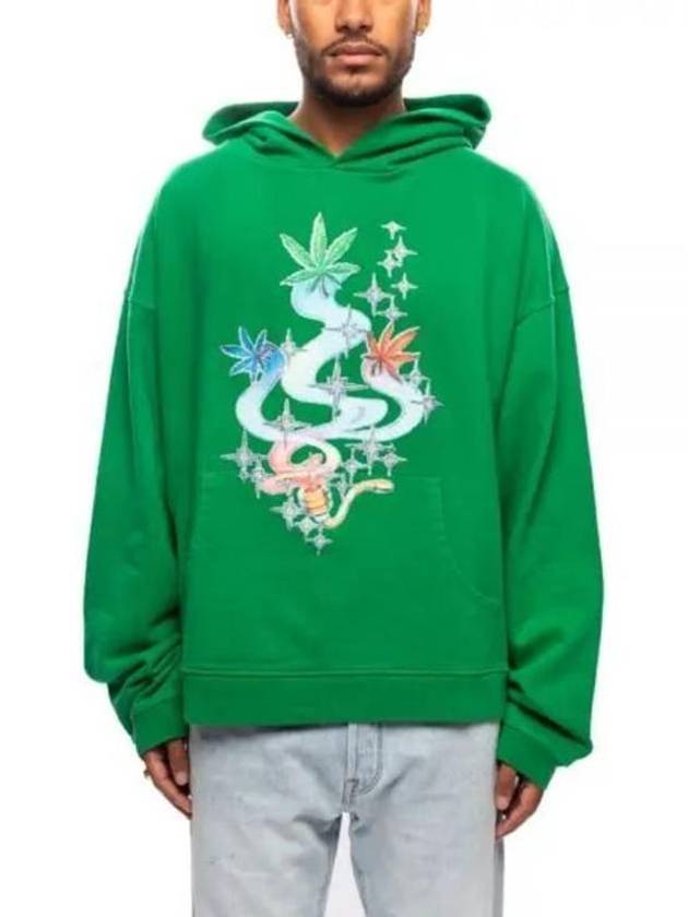 Hooded Sweatshirt 07T025 Free Green - ERL - BALAAN 1