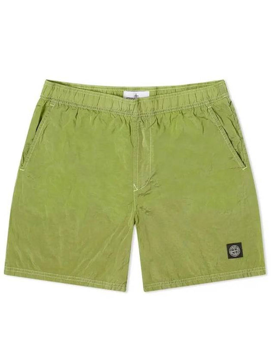 Nylon Metal Swimming Trunk Shorts Lemon - STONE ISLAND - BALAAN 2