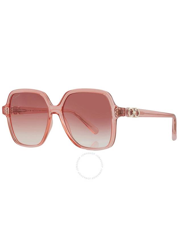 Women's Eyewear Square Sunglasses Pink - SALVATORE FERRAGAMO - BALAAN 3