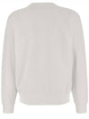 Stretch Fleece Crew Neck Sweatshirt White - CP COMPANY - BALAAN 3