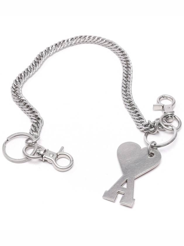 Heart Logo Chain Key Holder Red - AMI - BALAAN 6