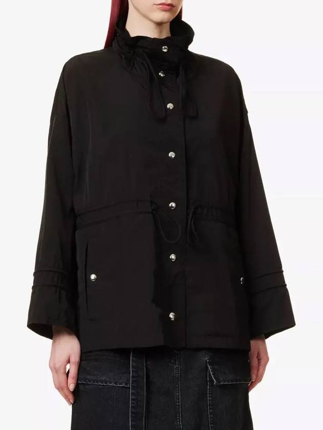 Deel Drawstring Waist Jacket Black - MONCLER - BALAAN 3