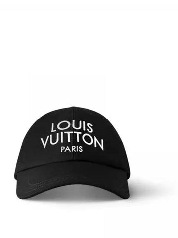 My LV Paris Ball Cap Baseball Luxury Hat Black M7587L - LOUIS VUITTON - BALAAN 1