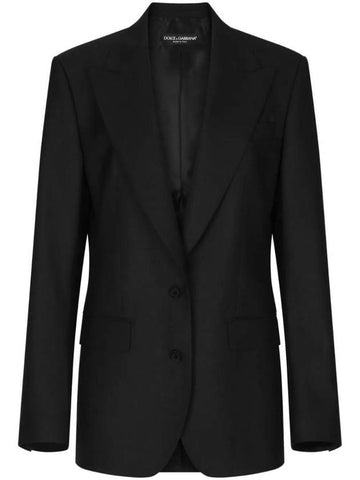 Virgin wool single-breasted blazer F290XTFU28D - DOLCE&GABBANA - BALAAN 1