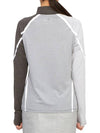 Women'S Quarter Zip Long Sleeve T-Shirt Light Heather Grey - G/FORE - BALAAN 5