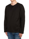 Shadow Project Cotton Jersey Long Sleeve T-Shirt Black - STONE ISLAND - BALAAN 3