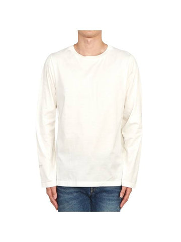 Shadow Project Cotton Jersey Long Sleeve T-Shirt White - STONE ISLAND - BALAAN 1