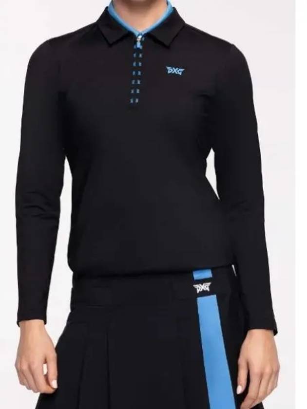 24 Long Sleeve Logo Tape Polo WF23ATP2 47 Women - PXG - BALAAN 1