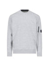 Diagonal Raised Fleece Lens Sweatshirt Grey - CP COMPANY - BALAAN 2