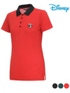 color combination short sleeve collar t-shirt DL2LTS091 - DISNEY GOLF - BALAAN 1