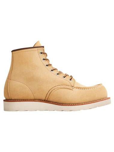 Classic Moc Ankle Combat Boots Beige - RED WING - BALAAN 1