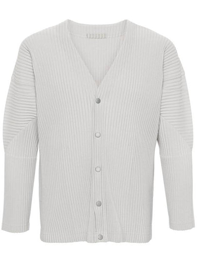 Pleats Cardigan Light Grey - ISSEY MIYAKE - BALAAN 2