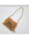 Fake Rattan Shoulder Bag Brown - MARNI - BALAAN 9