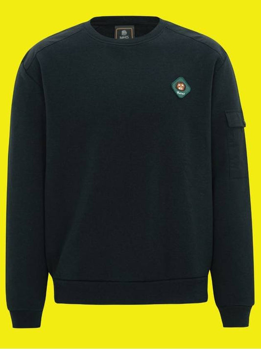 Long Sleeve T-Shirt MEN Green Label Lion Pop Brushed Sweatshirt GT50599 - MAHES - BALAAN 1