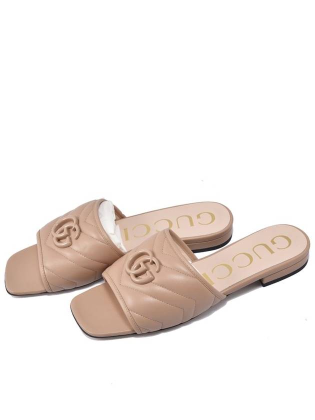 Women s Unused Double G Slide Slippers - GUCCI - BALAAN 1