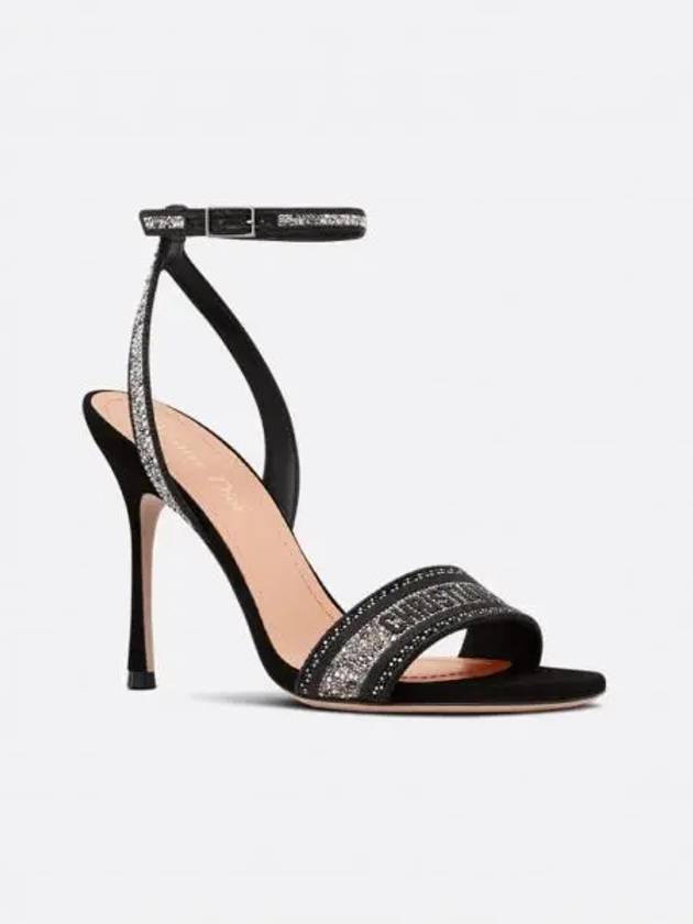 Dway Strass Sandals Heel Black - DIOR - BALAAN 2