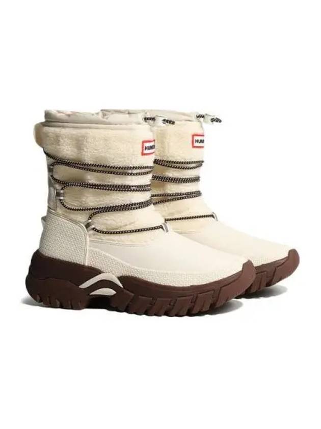 Shearling insulated short snow boots White Willow WFS2204HERWLT - HUNTER - BALAAN 1