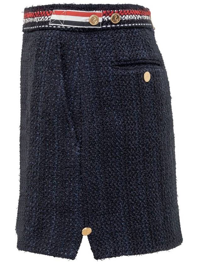 Thom Browne Rwb Skirt In Tweed - THOM BROWNE - BALAAN 3