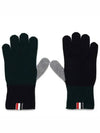 Funmix Merino Jersey Striped Gloves Green - THOM BROWNE - BALAAN 3