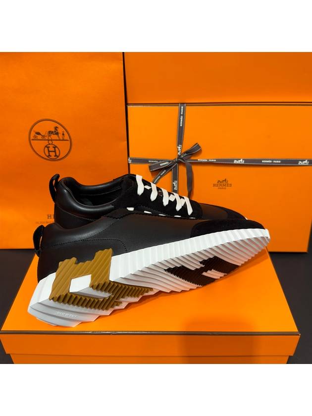 Bouncing Low Top Sneakers Noir - HERMES - BALAAN 7