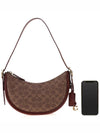 Luna Shoulder Bag in Signature Canvas CC440 TAN RUST - COACH - BALAAN 6