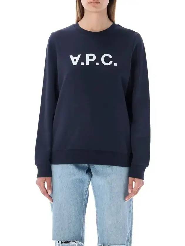 VPC Logo Sweatshirt Navy - A.P.C. - BALAAN 3