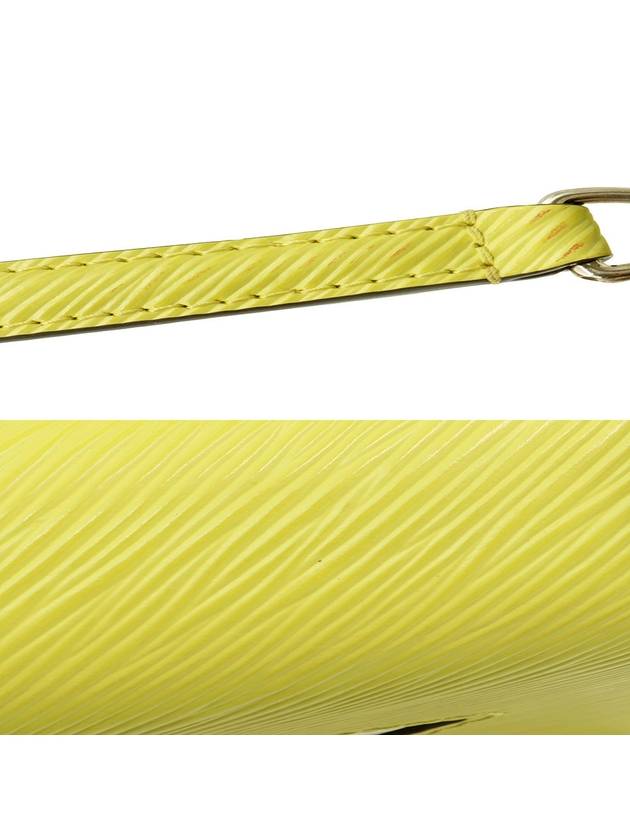 Neon Yellow Epi Leather Silver Twist Mini Chain Shoulder Bag M56119 - LOUIS VUITTON - BALAAN 10