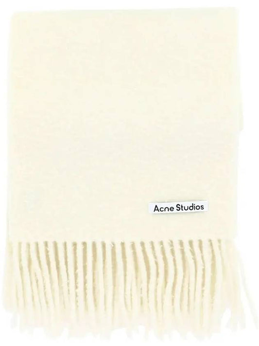 Wool Fringe Scarf  White - ACNE STUDIOS - BALAAN 2