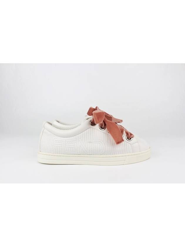 Velvet ribbon logo sneakers 36 230 - FENDI - BALAAN 5