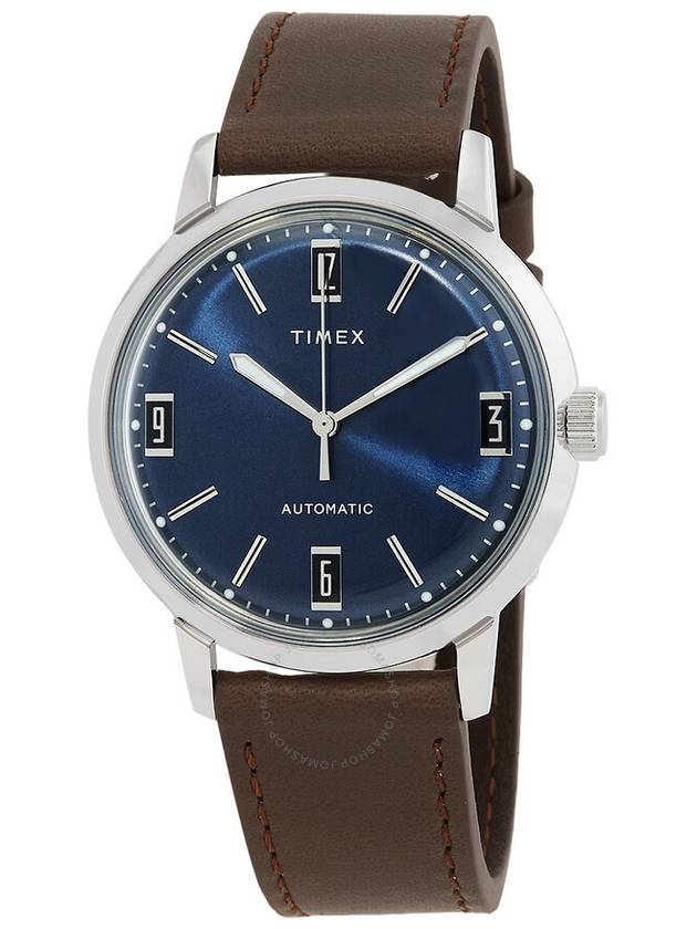 Timex Marlin Automatic Blue Dial Men's Watch TW2V44500 - TIMEX - BALAAN 1