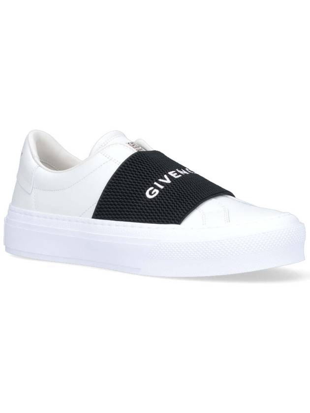 City Banding Logo Low Top Sneakers White - GIVENCHY - BALAAN 3