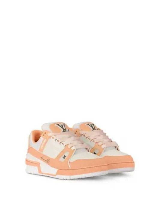 LV Trainer Sneakers Orange 1ACX4W - LOUIS VUITTON - BALAAN 1