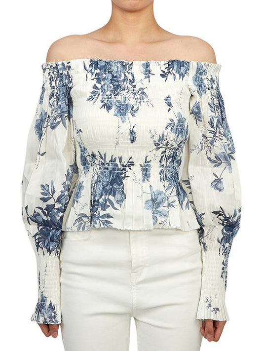 Women s Off Shoulder Blouse White - ALLSAINTS - BALAAN 1