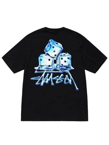 Melted t shirt black men - STUSSY - BALAAN 1