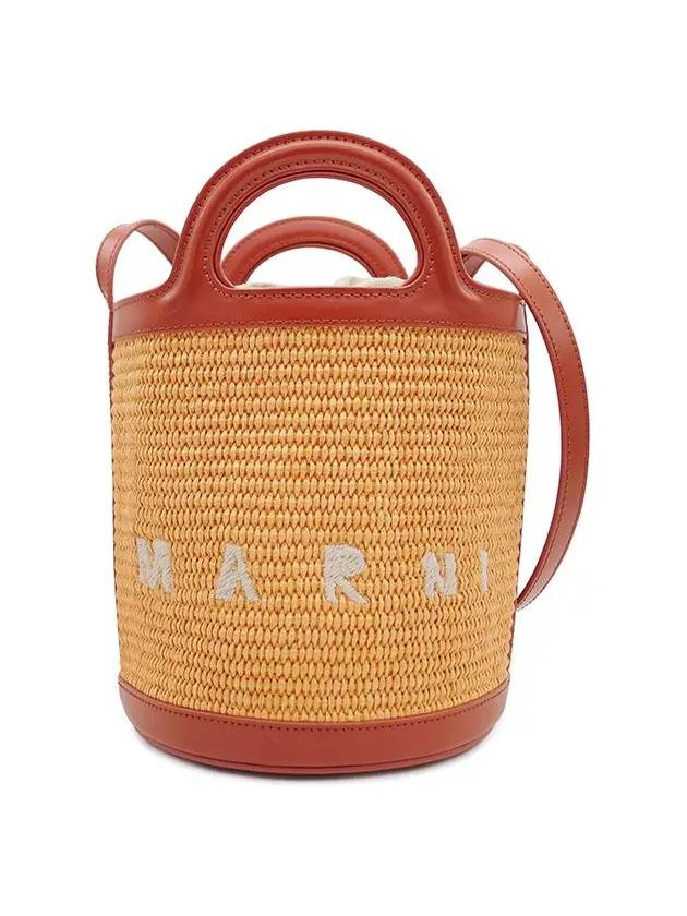 Tropicalia Small Bucket Bag Orange - MARNI - BALAAN 3