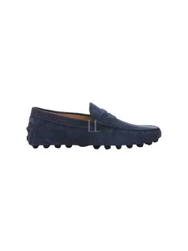 Gommino Bubble Suede Driving Shoes Navy - TOD'S - BALAAN 2