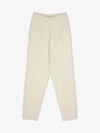 Side Logo Cotton JoGGer Track Pants White - GANNI - BALAAN 2