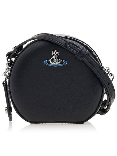 Logo Round Cross Bag Black - VIVIENNE WESTWOOD - BALAAN 2