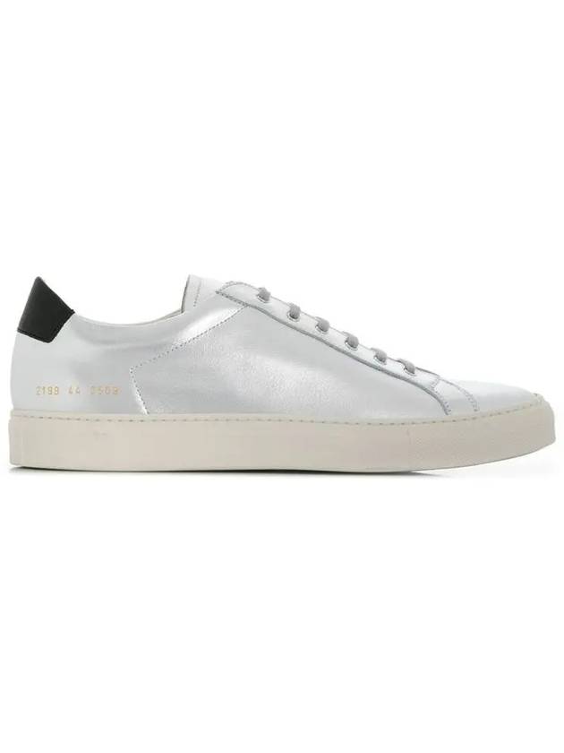 Achilles Retro Low Top Sneakers Silver - COMMON PROJECTS - BALAAN 3