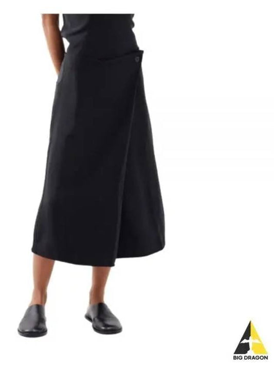 ASSSYMETRIC WRAP SKIRT BLACK 1238 Asymmetric Rab - STUDIO NICHOLSON - BALAAN 1