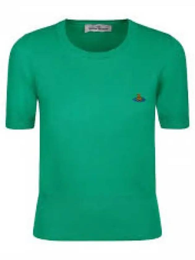 Bea Embroidery Logo Knit Top Green - VIVIENNE WESTWOOD - BALAAN 2