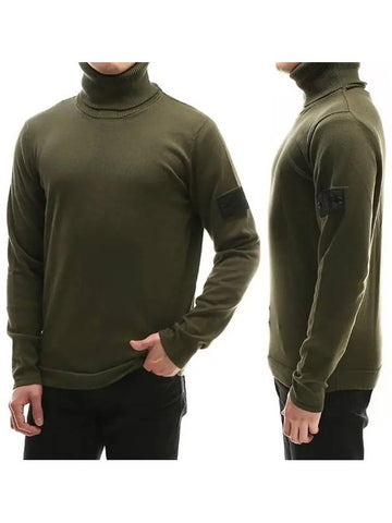 Shadow Project Wappen Turtleneck Knit 7119506A2 V0054 - STONE ISLAND - BALAAN 1