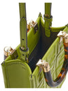 Mini Sunshine FF Embossed Leather Cross Bag Green - FENDI - BALAAN 10