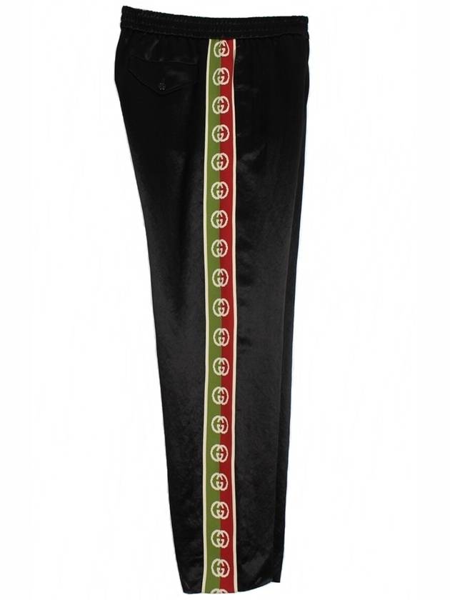 Interlocking G stripe track pants 48 - GUCCI - BALAAN 1