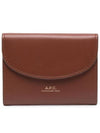 Geneve Flap Card Wallet Brown - A.P.C. - 5