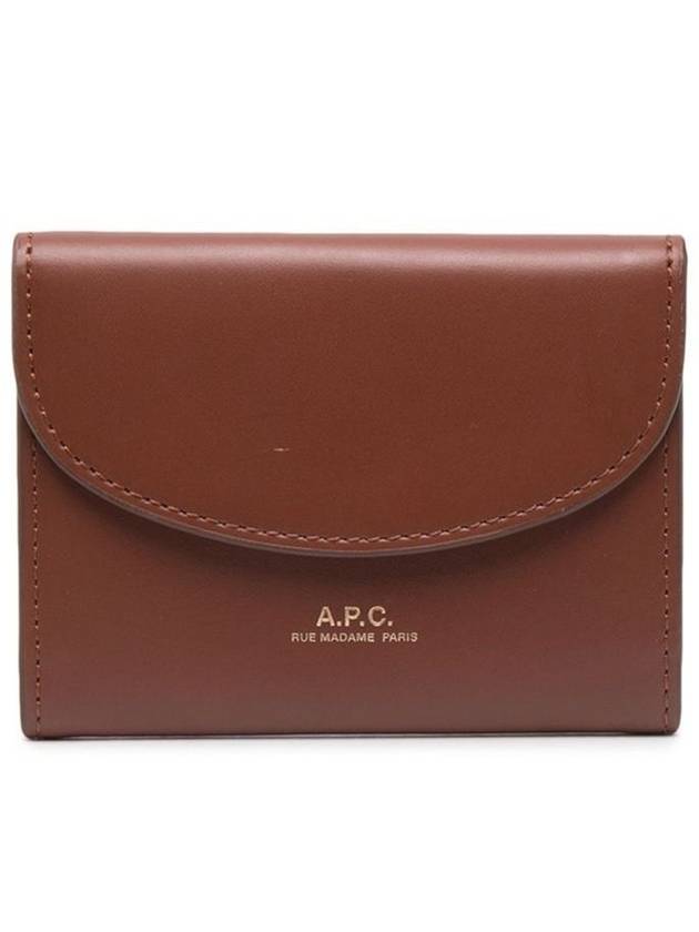 Geneve Flap Card Wallet Brown - A.P.C. - BALAAN 5