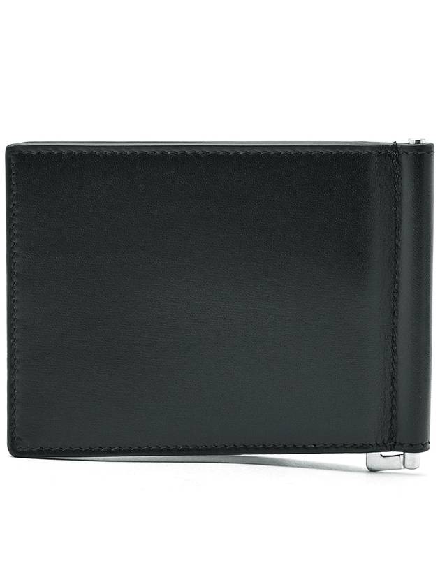 Monogram Money Clip Half Wallet Black - SAINT LAURENT - BALAAN 3